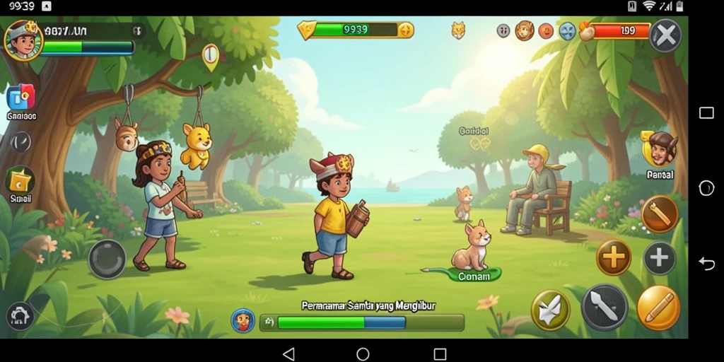 Tampilan gameplay 9939 yang menarik dan penuh warna.