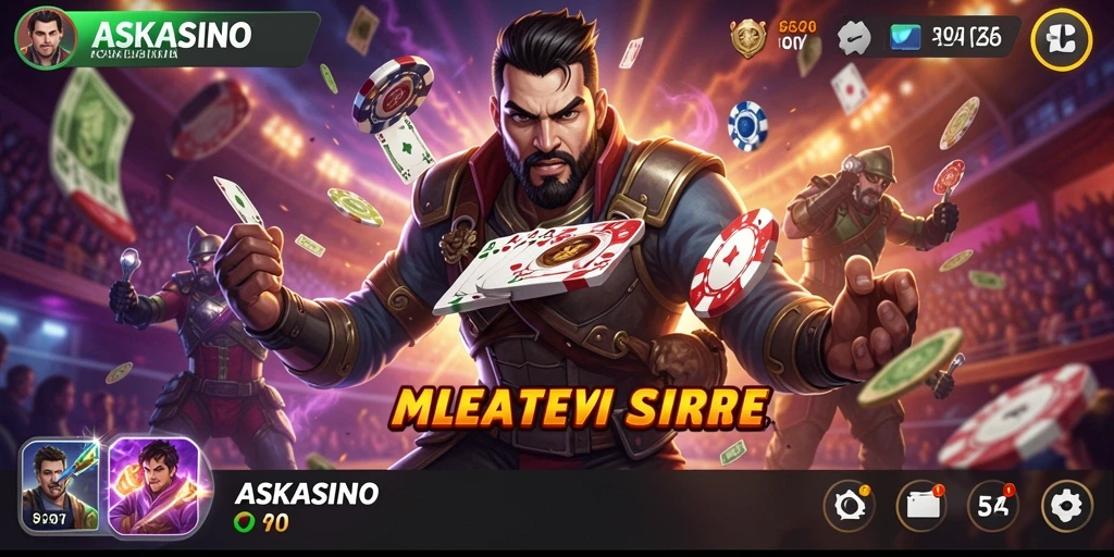 Screenshot gameplay seru dari ASKASINO dengan aksi menegangkan.