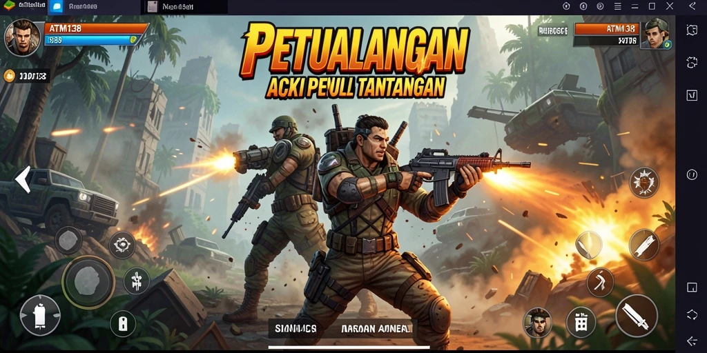 Tampilan gameplay seru dan mendebarkan dari ATM138.