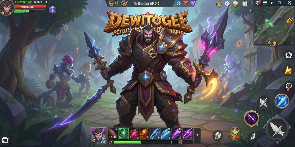 Tampilan gameplay menarik dari DEWITOGEL dengan aksi bertarung dinamis.
