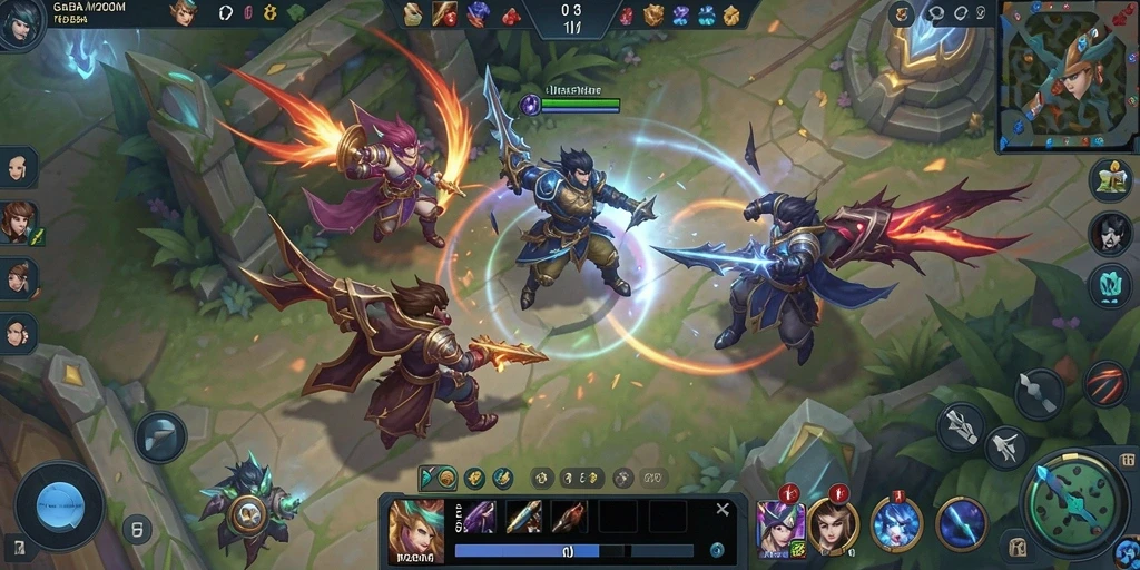 Tampilan seru dari gameplay P200M yang menegangkan.