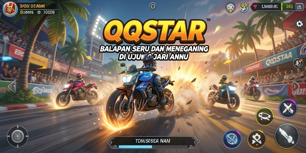 Gameplay menegangkan di QQSTAR dengan grafis yang mengesankan.