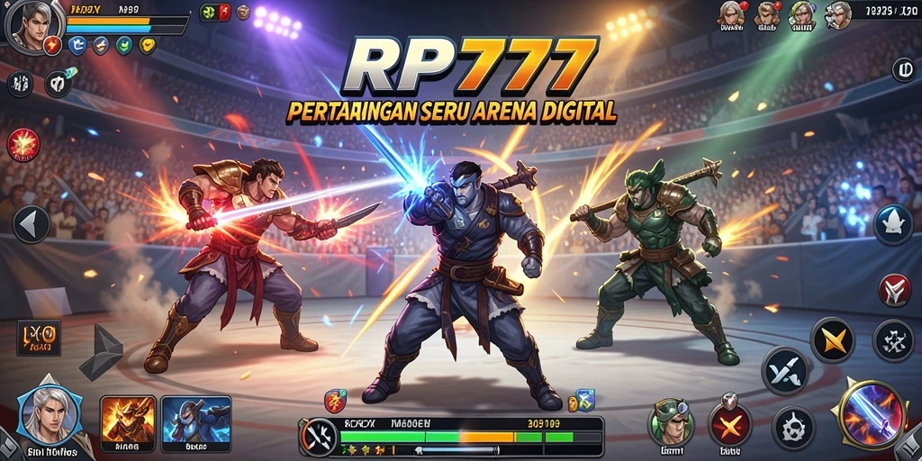 Tampilan gameplay seru dan mendebarkan dari RP777.