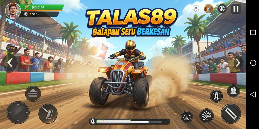 Gameplay seru balapan di jalanan penuh tantangan.