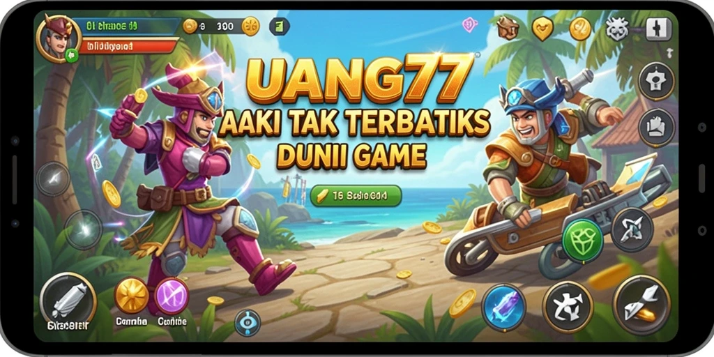 Gameplay seru dan grafis mengesankan UANG77 saat beraksi.